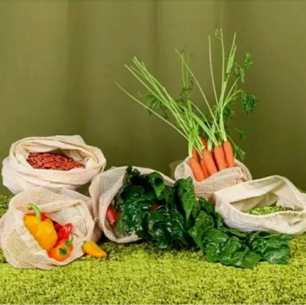ARTISAN DIRECT Sustainable Grocery Starter Kit Set of 5 Bags NWT!